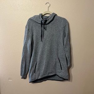 Old Navy Gray Funnel Neck Pullover Hoodie